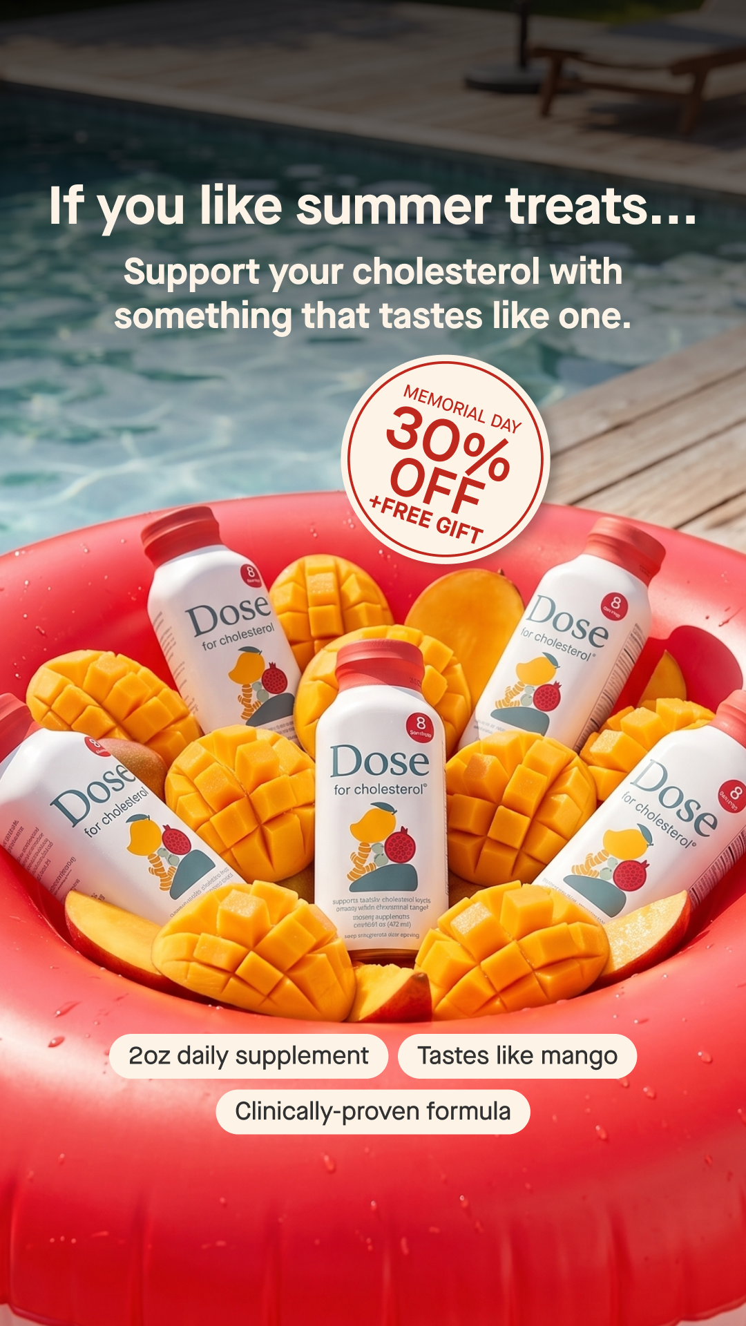 Dose for Cholesterol Facebook ad