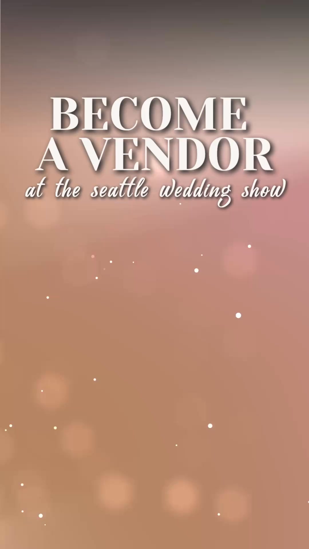 Seattle Wedding Show Facebook ad: Seattle’s Largest Wedding Show Returns, January 23 & 24…