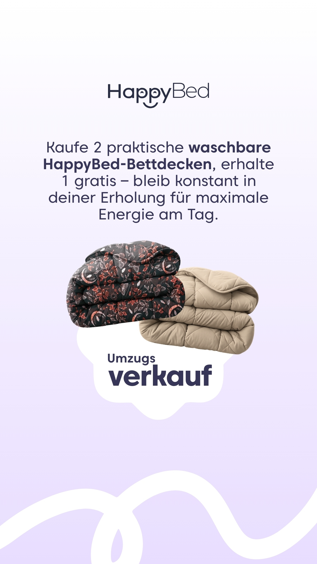 Thehappybed.de Facebook ad