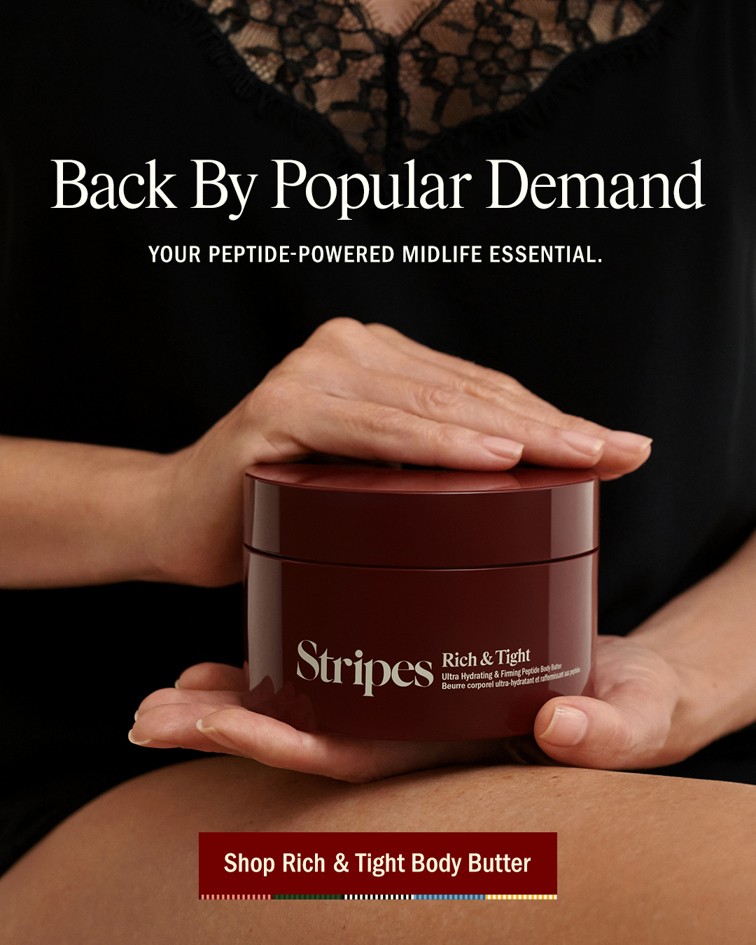 Stripes Beauty Facebook ad
