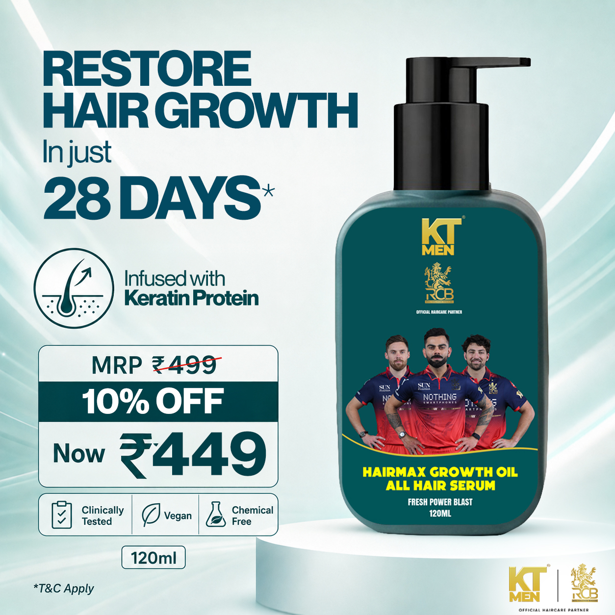 KT MEN Facebook ad