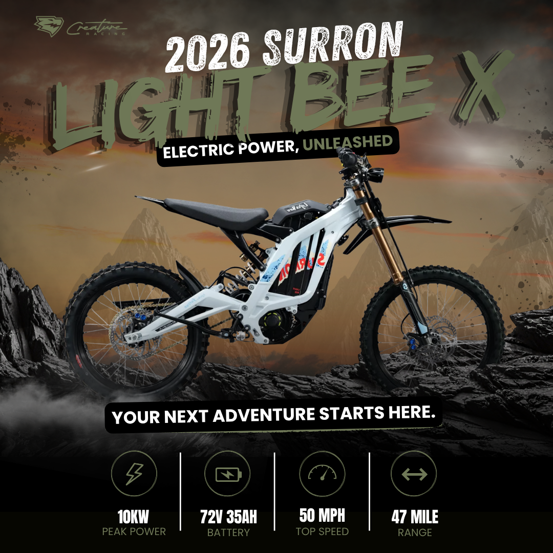 Creature Racing Facebook ad: 2026 Surron Light Bee X | Creature Racing