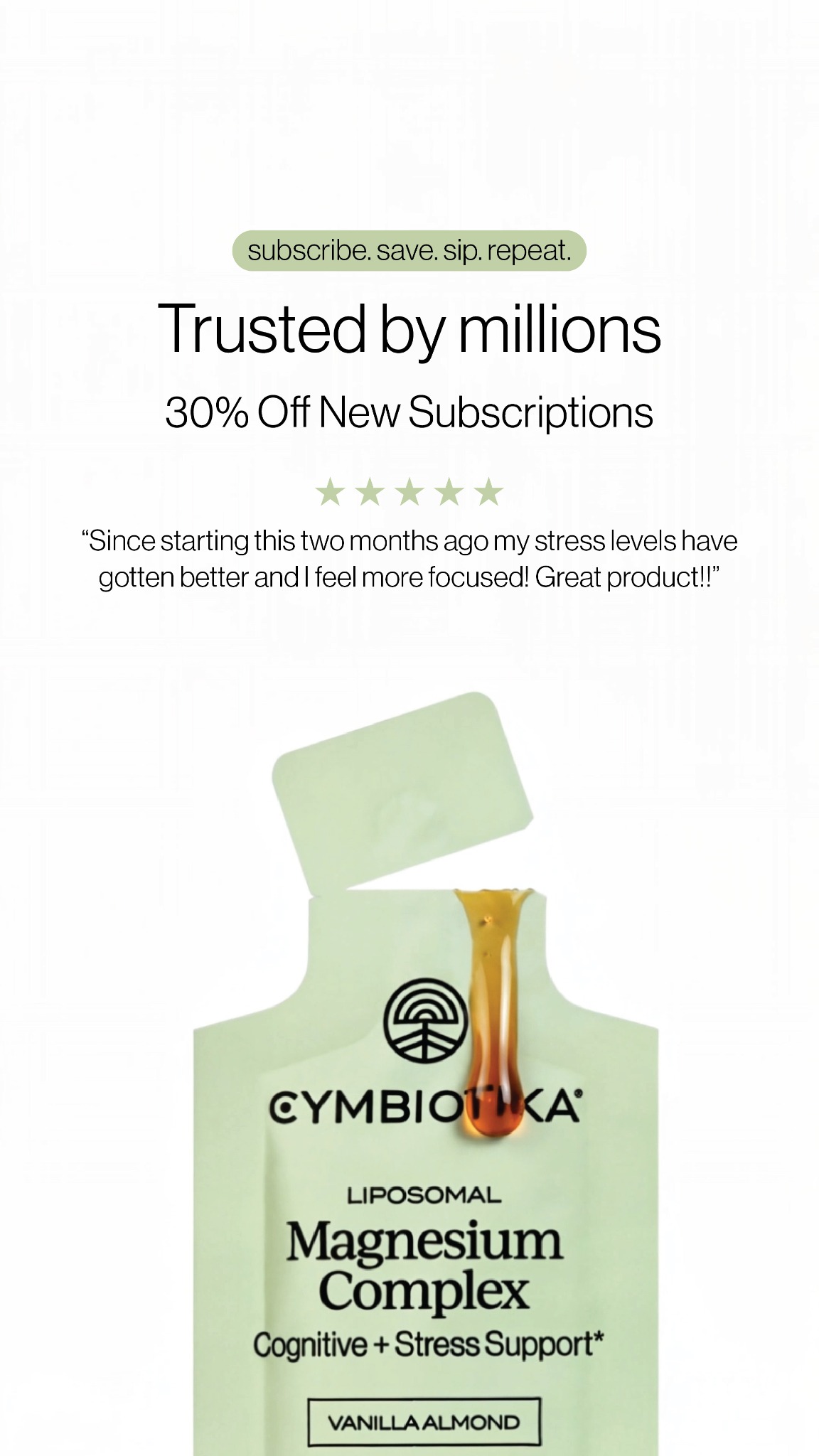 Cymbiotika Facebook ad