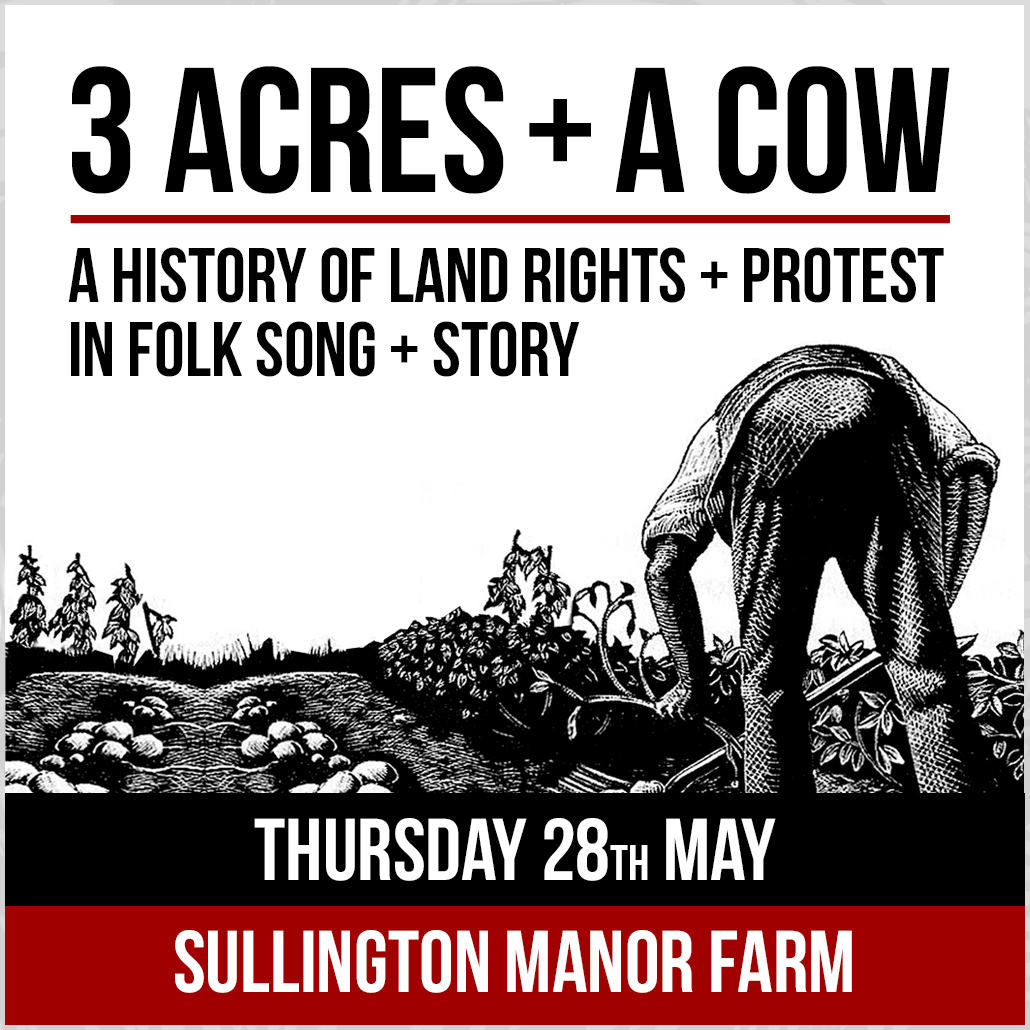 Three Acres And A Cow Facebook ad: our show is a-moo-sing!