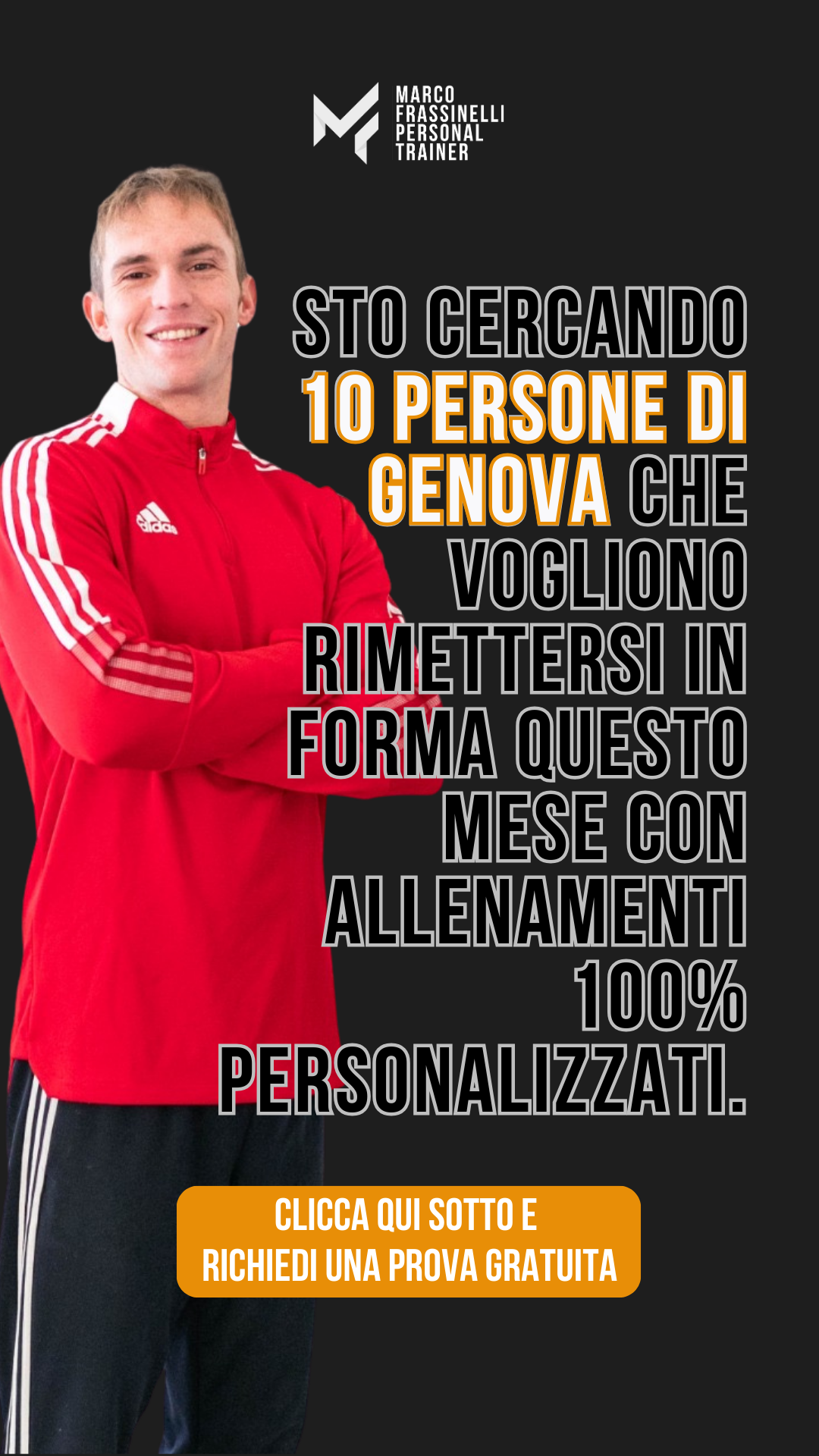 Marco Frassinelli: Personal Trainer & Online Coach Facebook ad