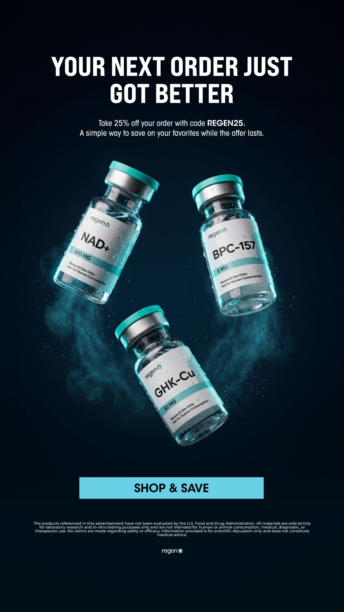 Regenx Facebook ad from Jul 11, 2026