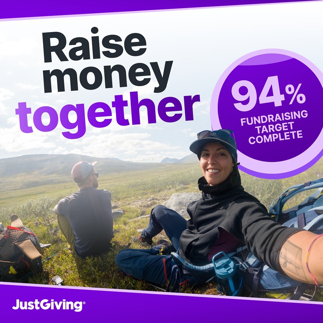 JustGiving Facebook ad