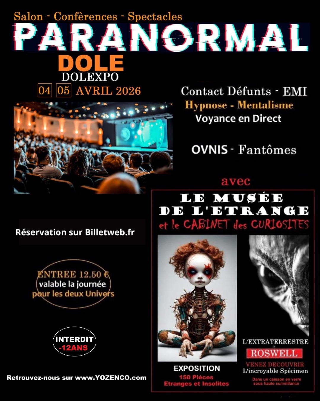 Salons du Paranormal Facebook ad: [DOLE] 𝟏𝐞̀𝐫𝐞 𝐞́𝐝𝐢𝐭𝐢𝐨𝐧 𝐝𝐮 𝐒𝐀𝐋𝐎𝐍 &…