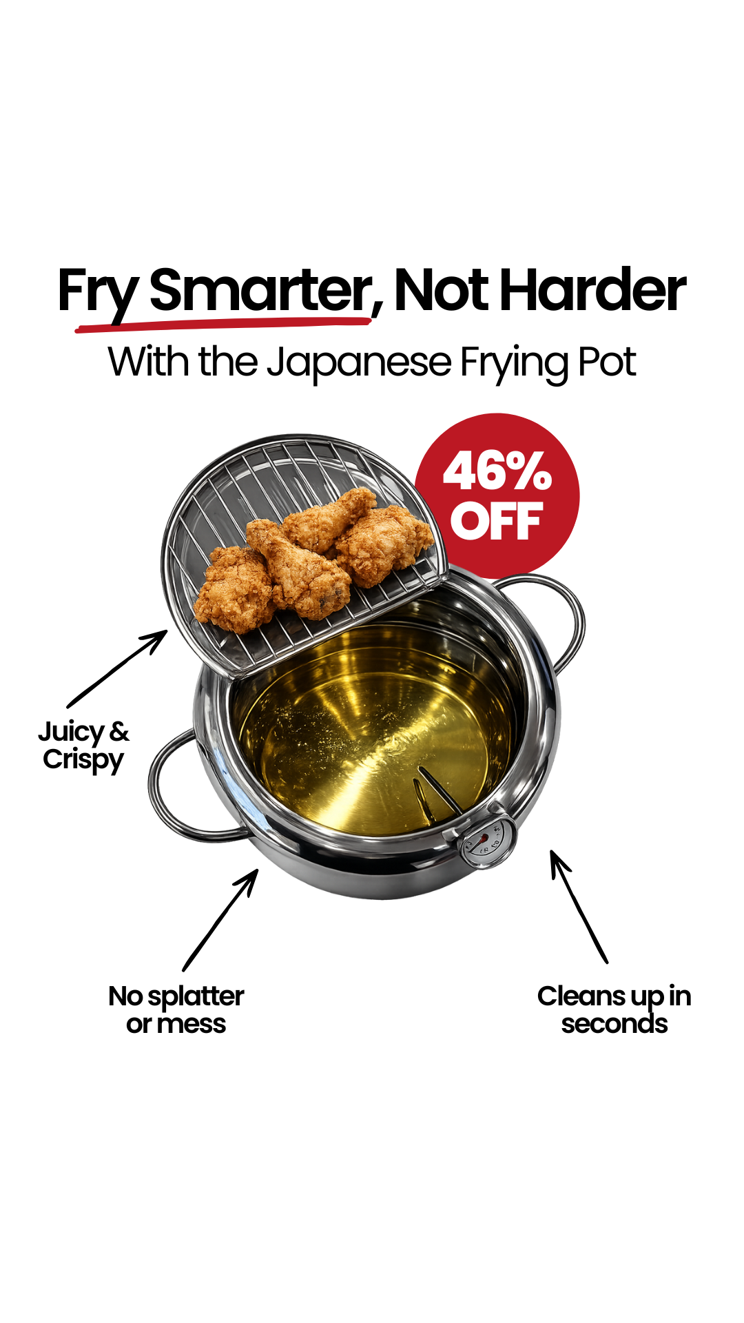 Jouvane Facebook ad: Fry Without The Mess