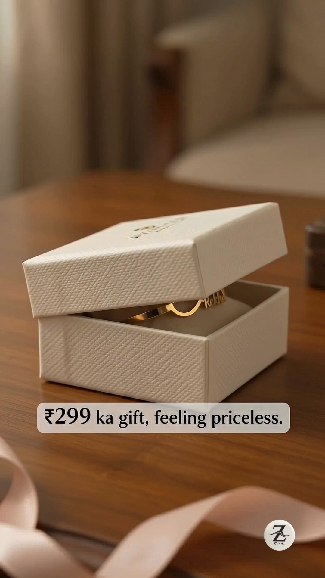 Zyka Store Facebook ad: Apne Pyaar Ko Pehnaiye Ye Bracelet
