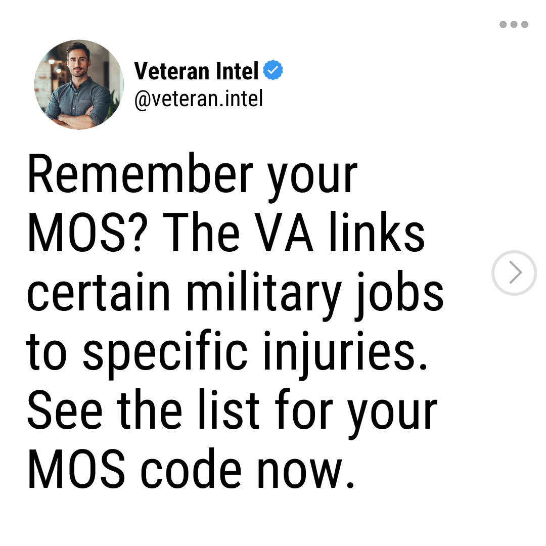 Veteran Intel Facebook ad: Need 100% VA Disability Rating?
