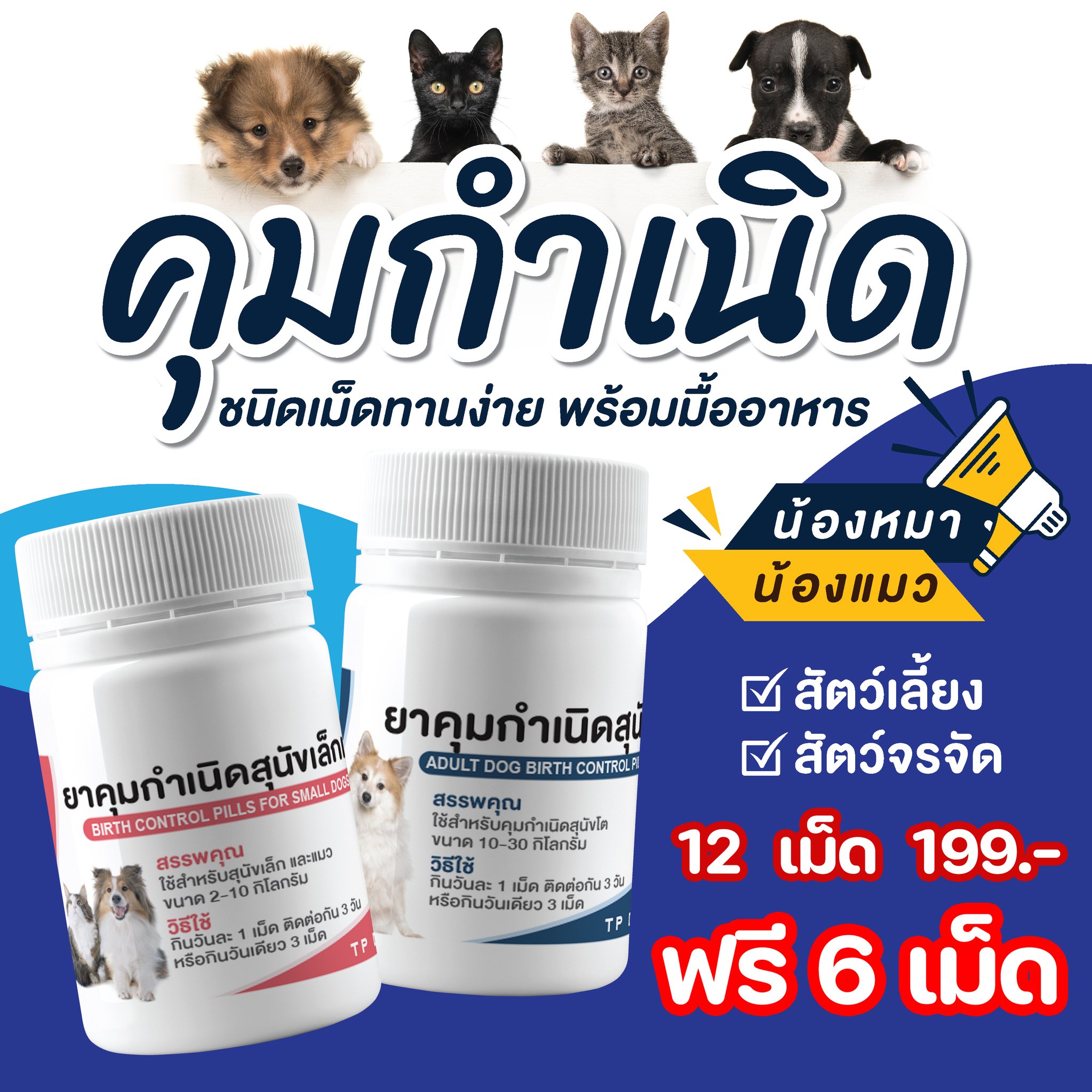 หมาแมวคลินิค - DR. PET Facebook ad: ท้องไม่พร้อม ป้องกันก่อน