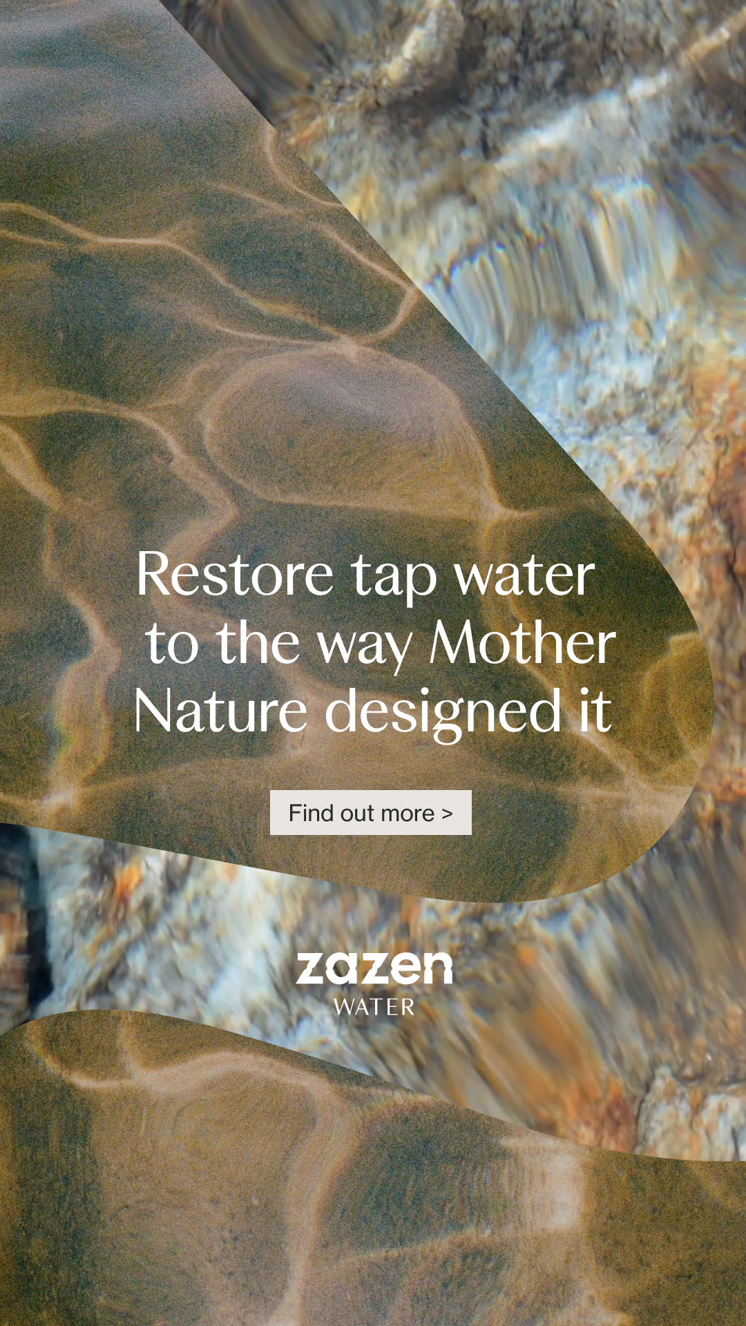 zazen Alkaline Water Facebook ad