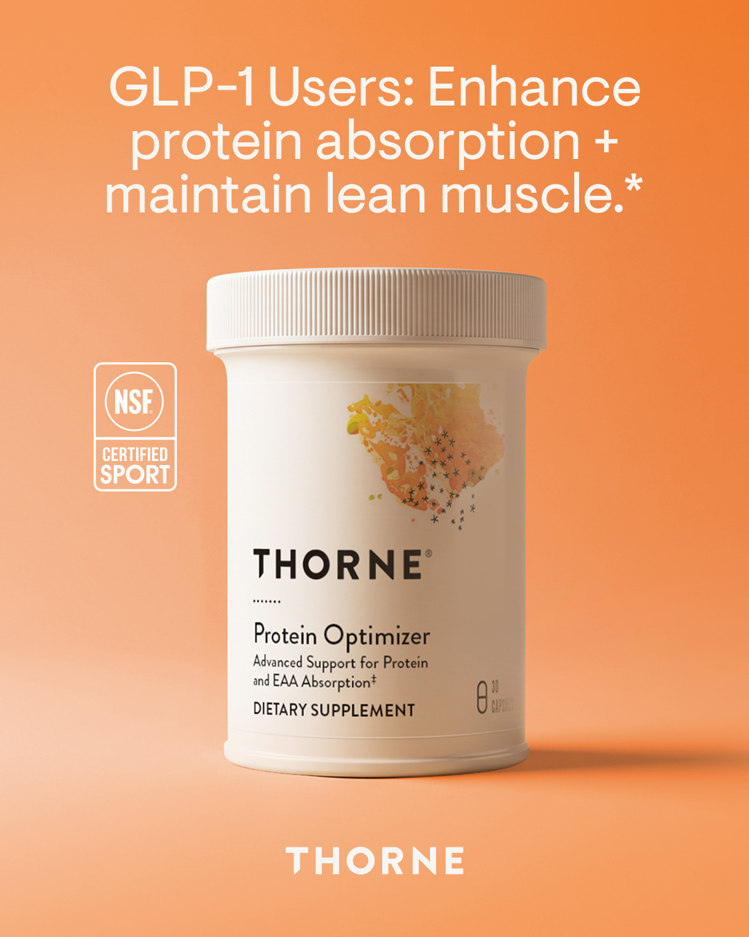 Thorne Facebook ad: Clinically Studied Probiotic GI Support