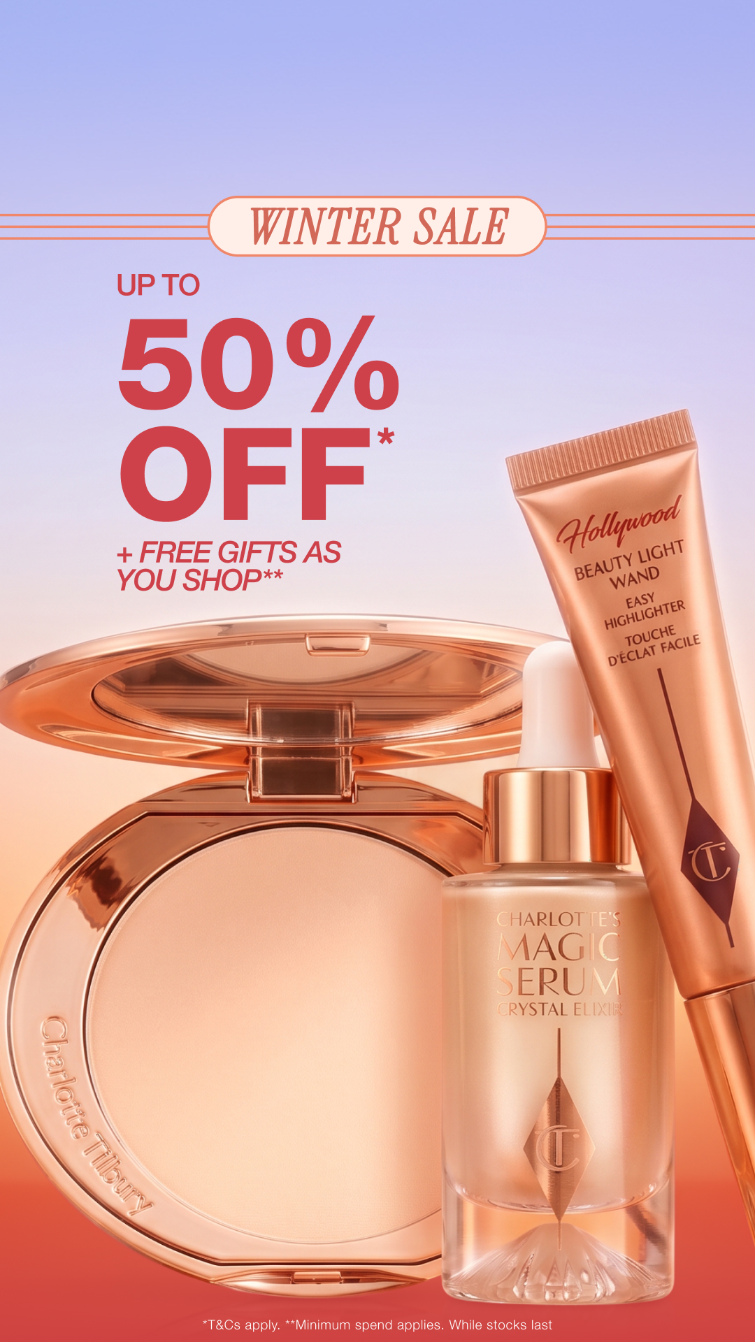 Charlotte Tilbury Facebook ad