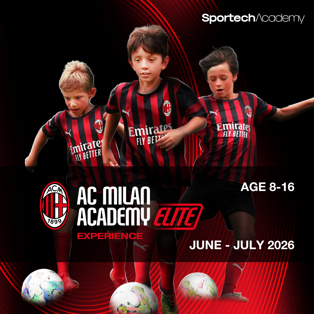 Sportech Academy Facebook ad: Train Like a Rossonero Legend