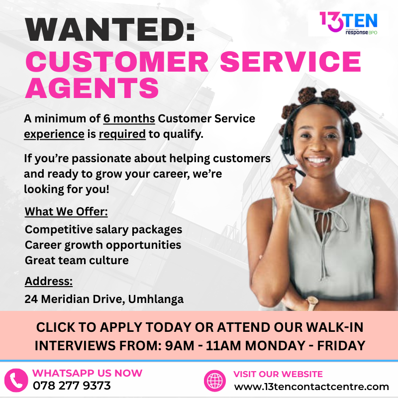 13TEN Contact Centre Facebook ad