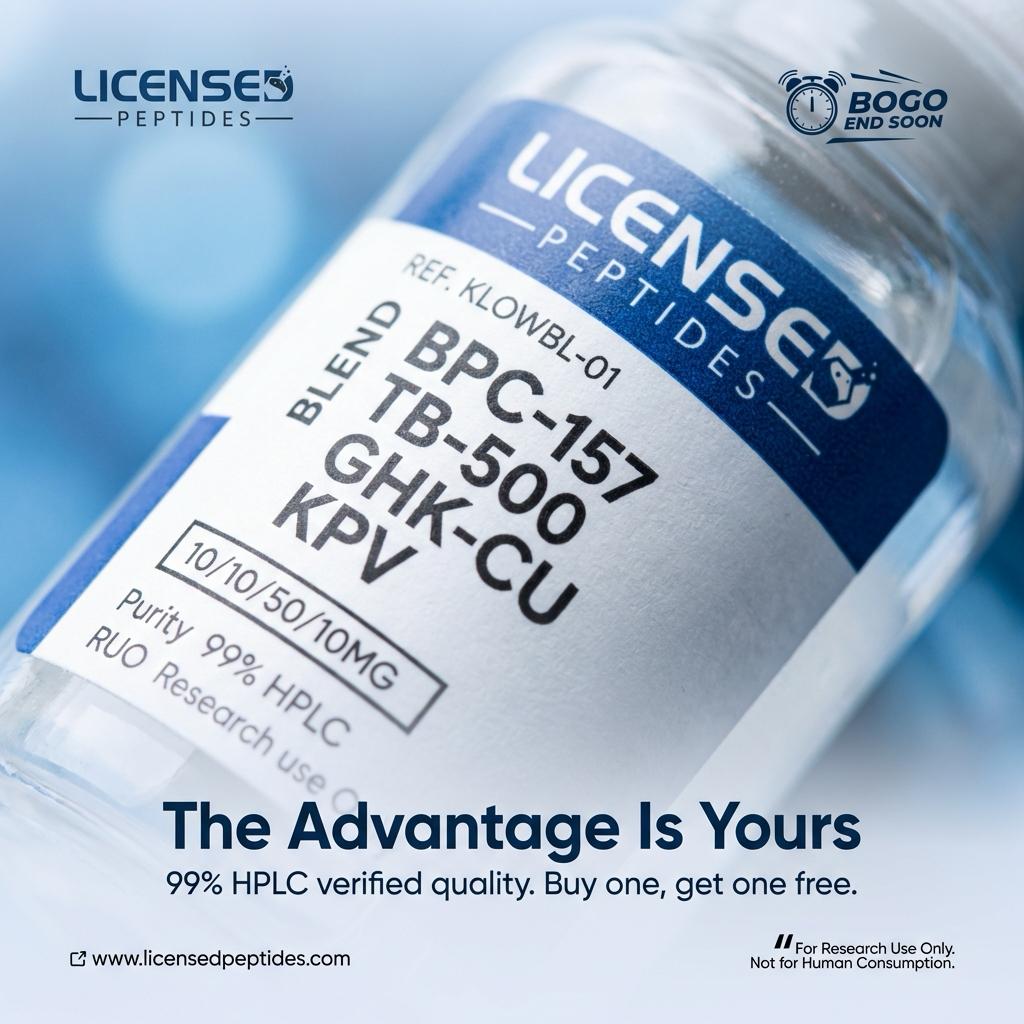 Licensed Peptides Facebook ad