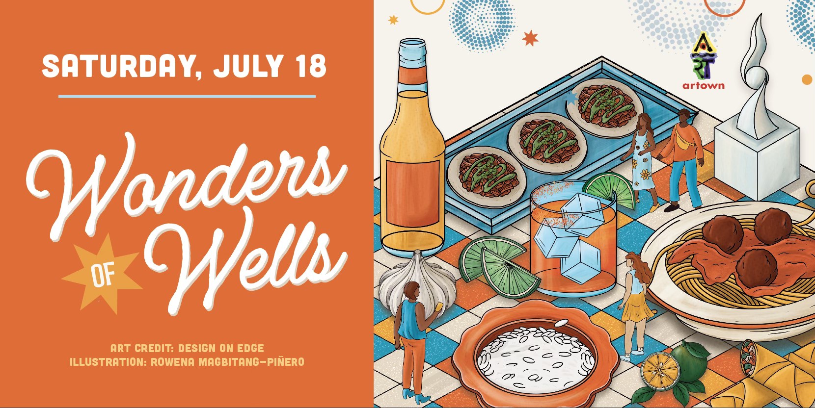 Wells Avenue Facebook ad: Wonders of Wells: Walking Food Tour & FREE! Block Party