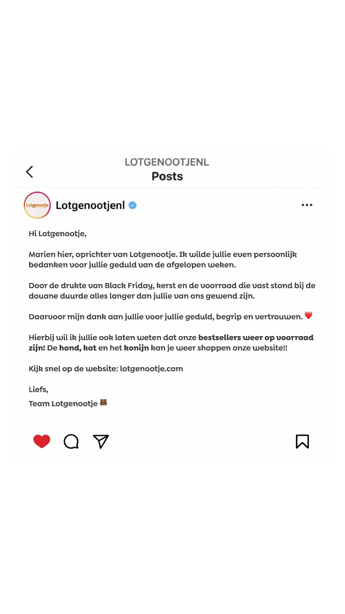 Lotgenootje Magazine Facebook ad from Feb 17, 2026