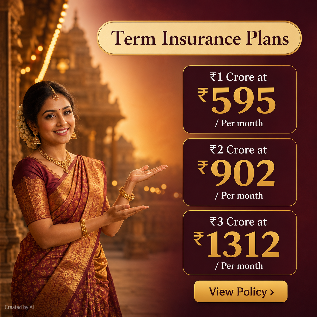 Best Term Insurance  Facebook ad