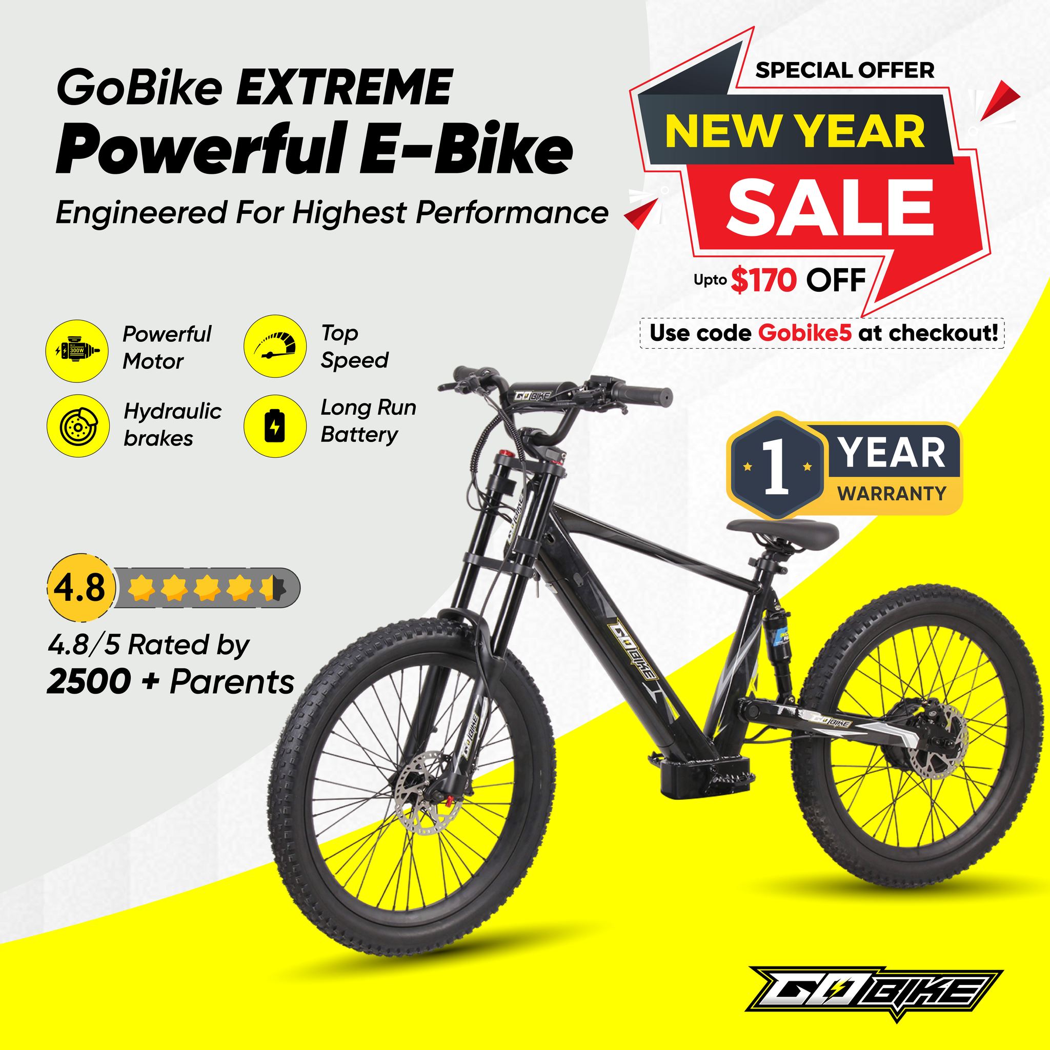 Go Bike Facebook ad: GoBike - Australia’s Top Rated Kids Electric Balance Bikes