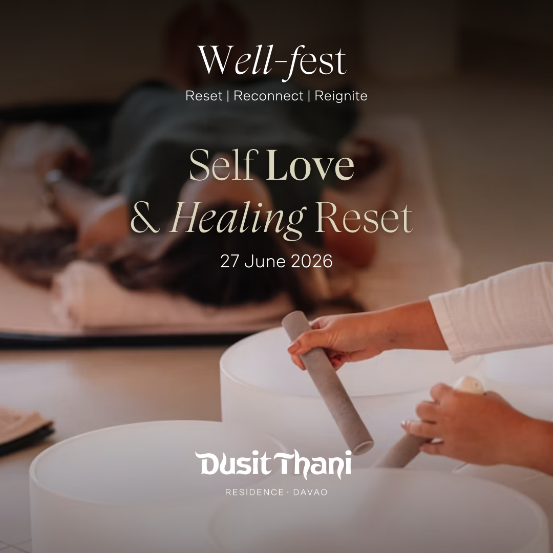 Dusit Thani Residence Davao Facebook ad: Self Love & Healing Reset