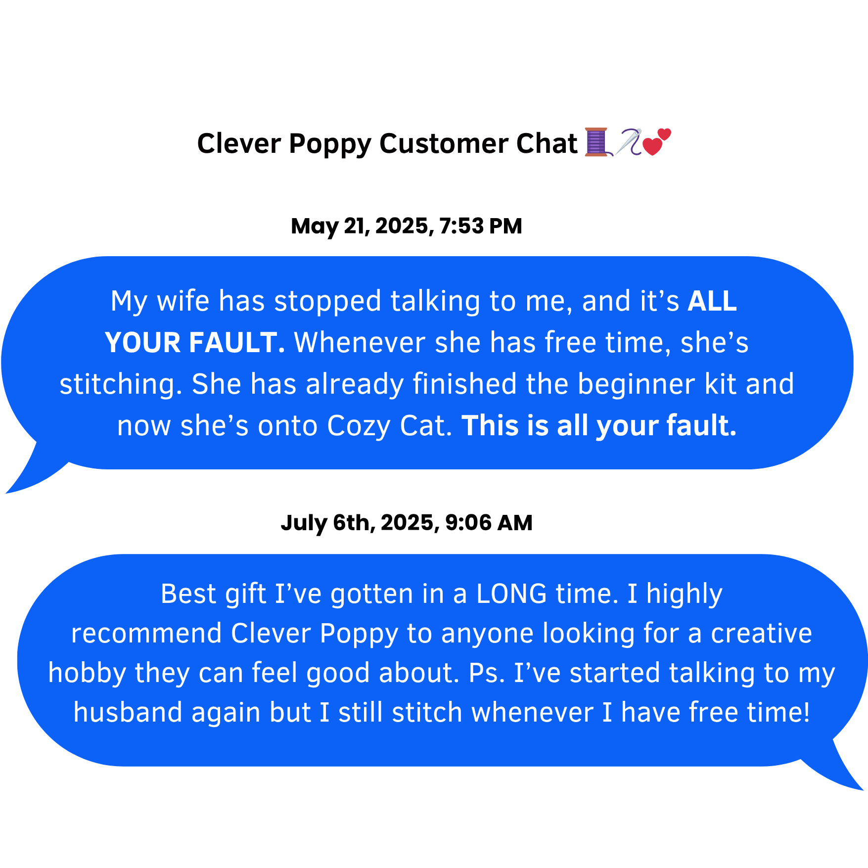 Clever Poppy Facebook ad