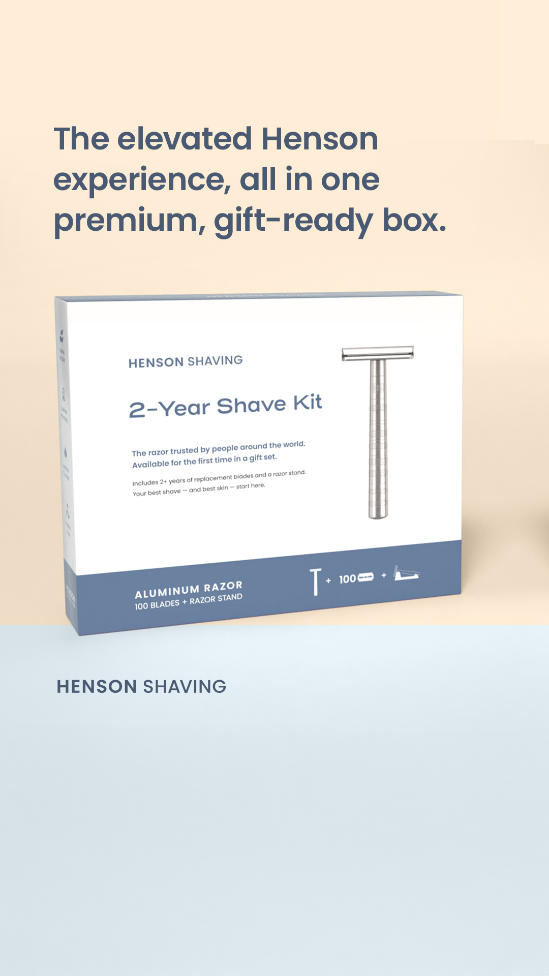 Henson Shaving Facebook ad