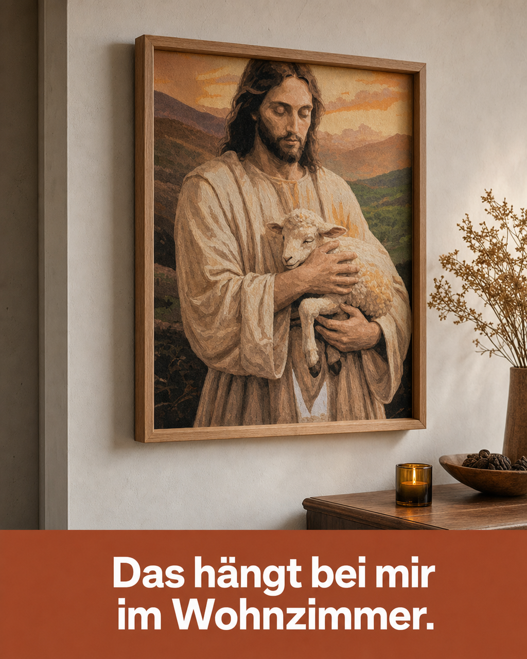Davincified Germany Facebook ad: Das hängt in meinem Wohnzimmer