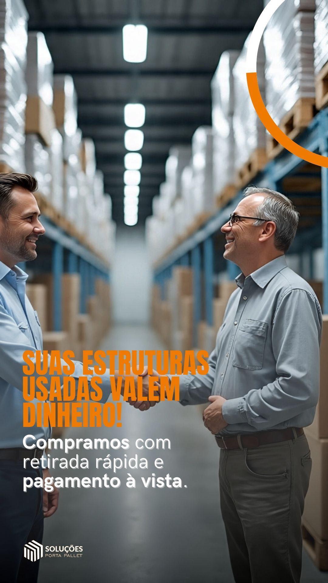 Soluções PP Facebook ad: Compramos Estruturas de Armazenagem Usadas!
