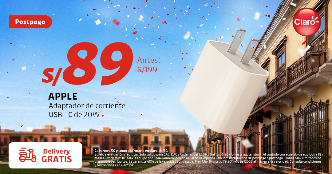 Claro Perú Facebook ad