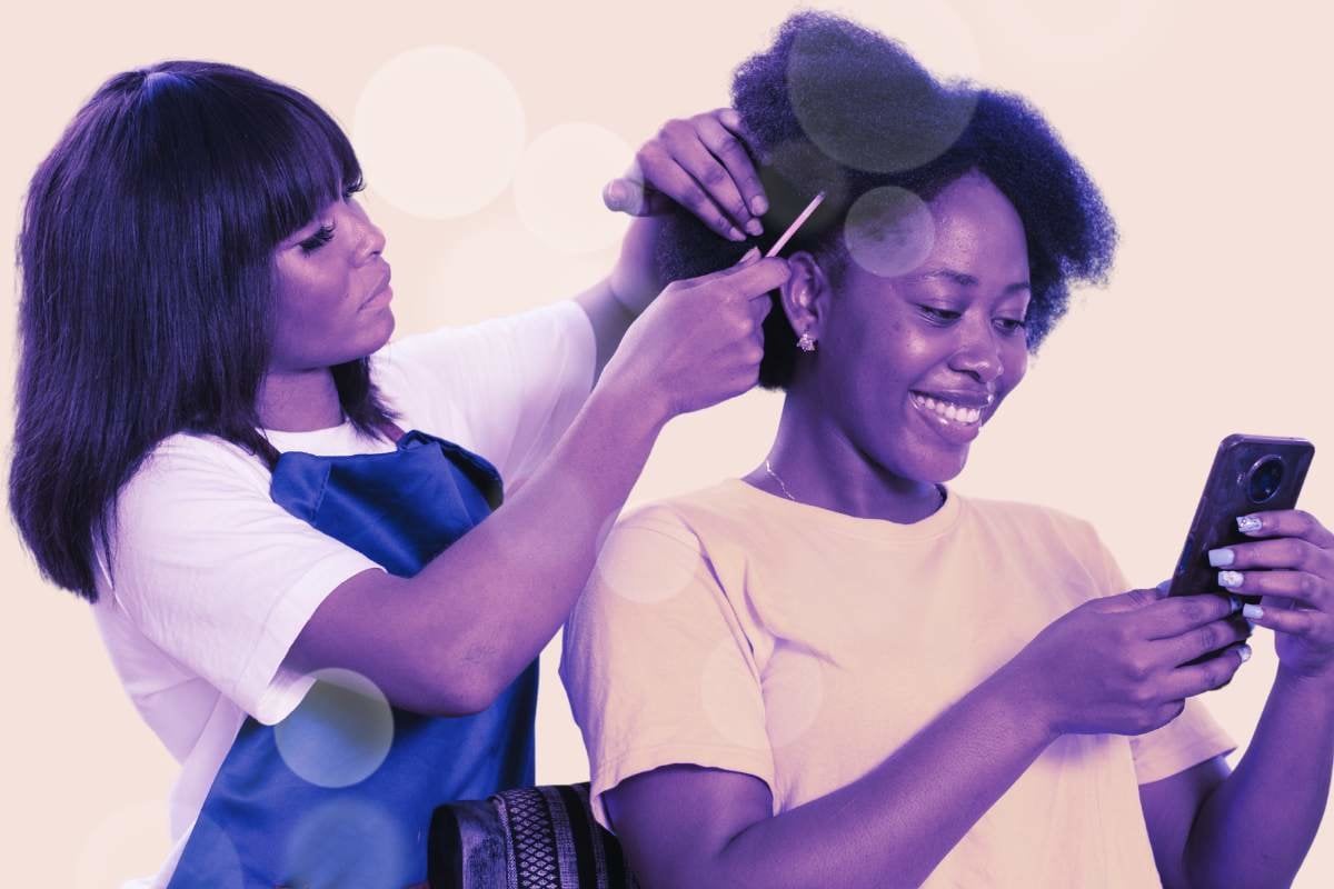 Zenaba Coiffeuse Afro Facebook ad: Become an Afro Hair Stylist