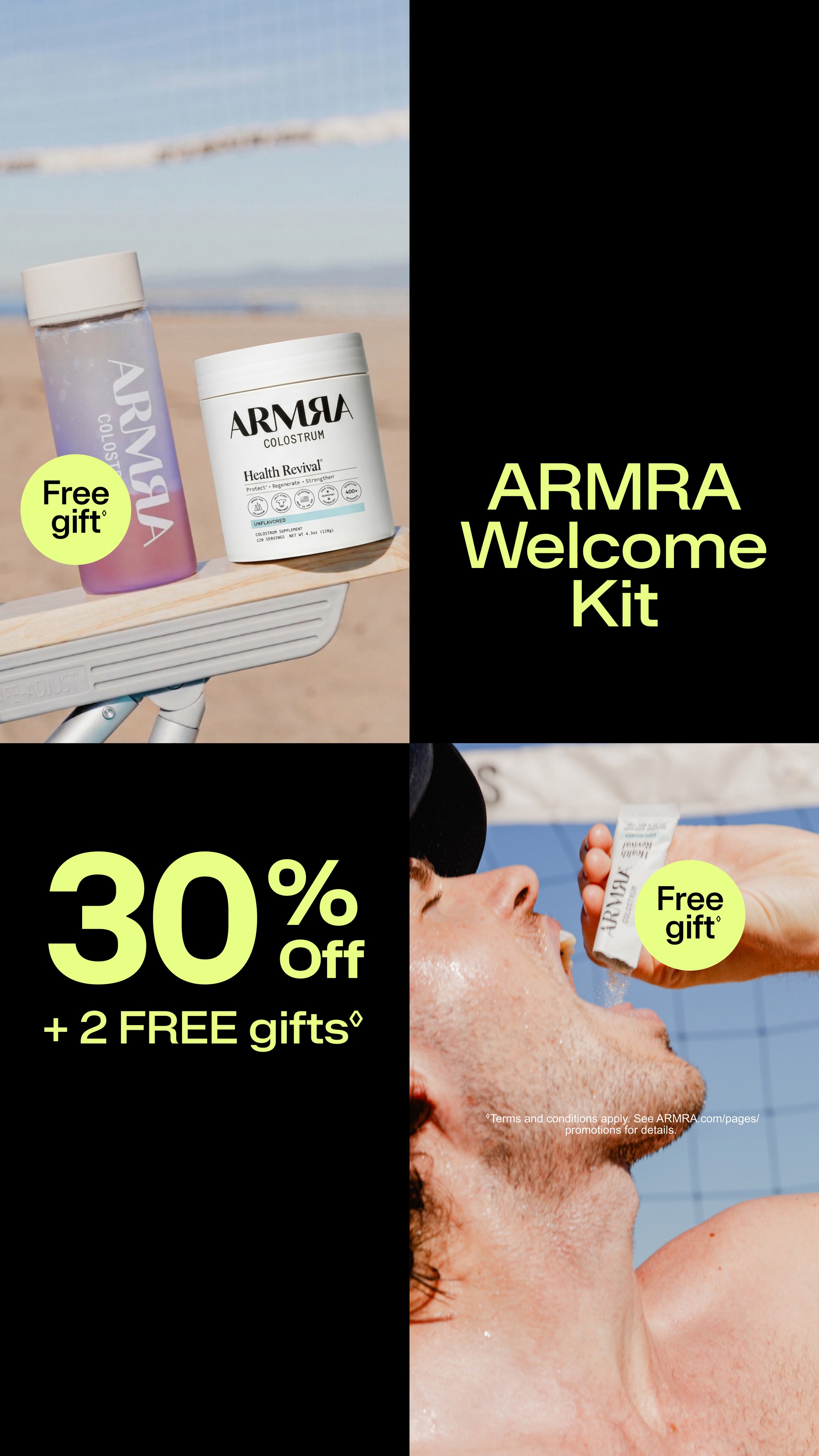 ARMRA Facebook ad