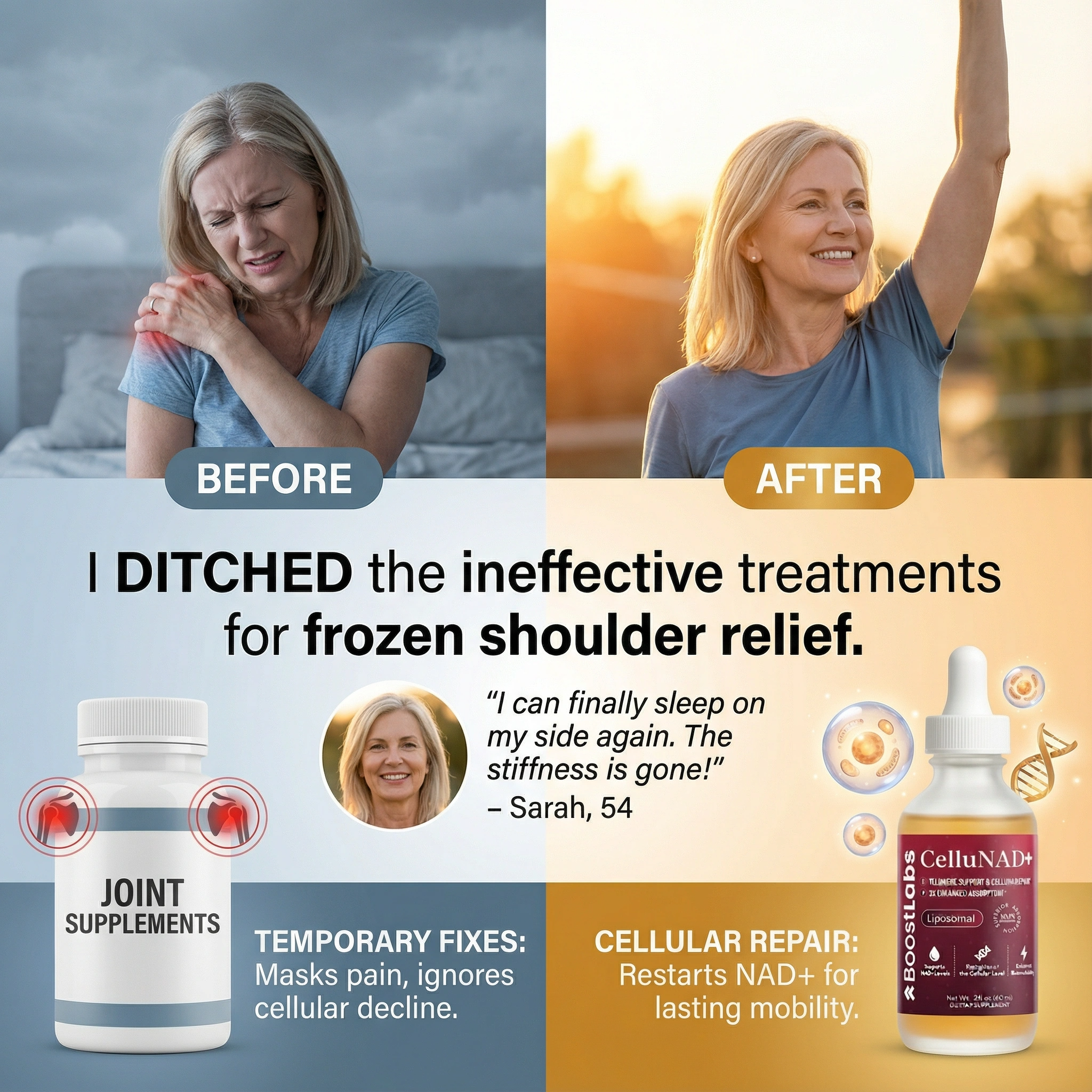 Sarah Mitchell Menopause Joint Expert Facebook ad