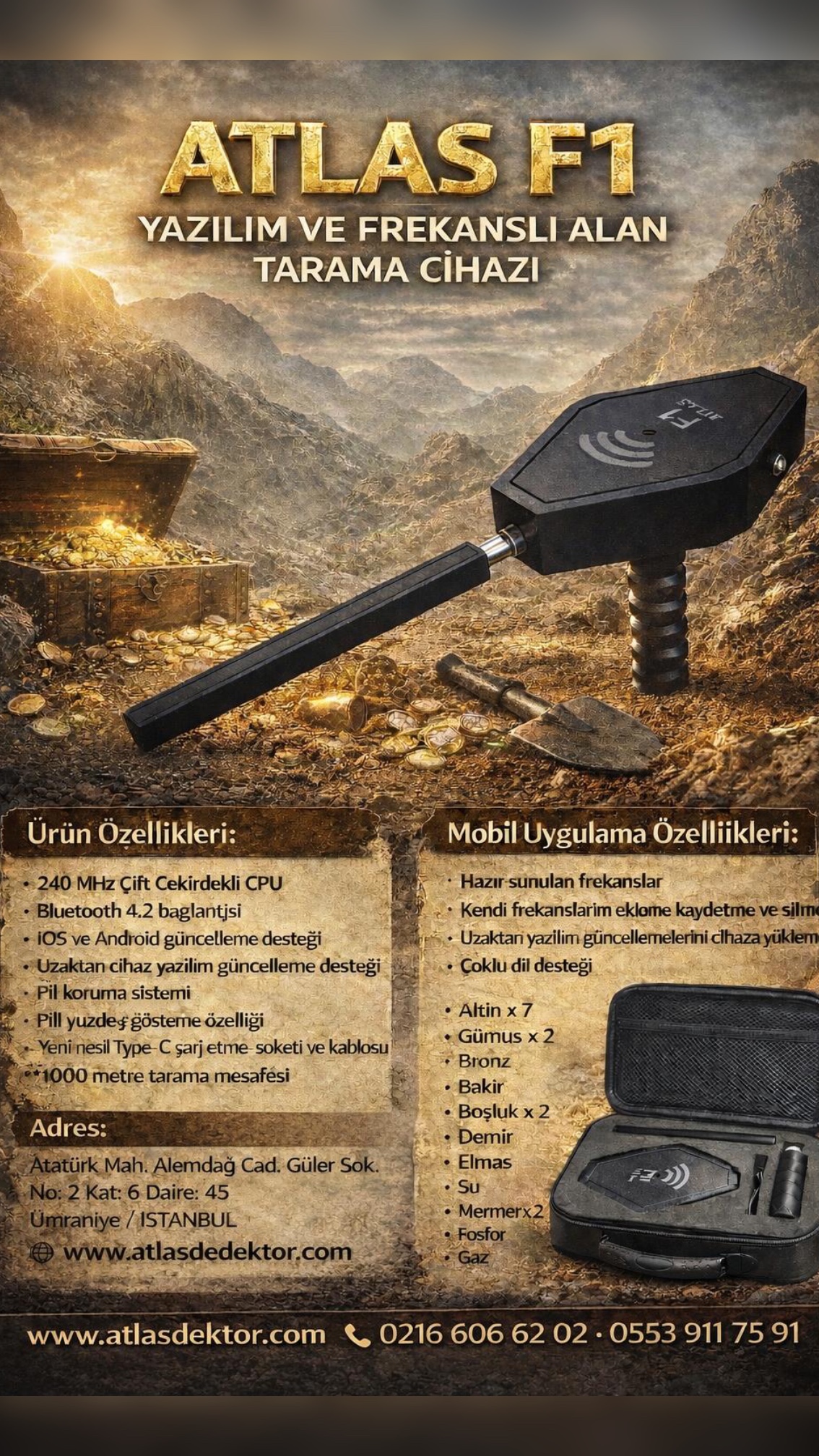 Atlas Dedektör Facebook ad
