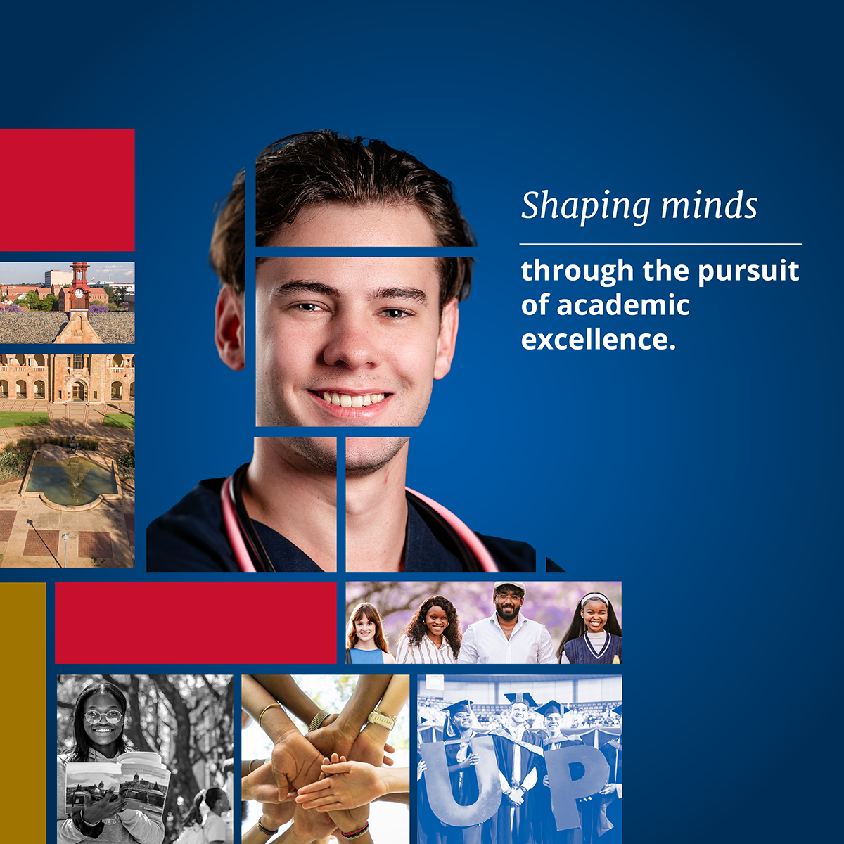 University of Pretoria Facebook ad: The University of Pretoria champions the pursuit of…