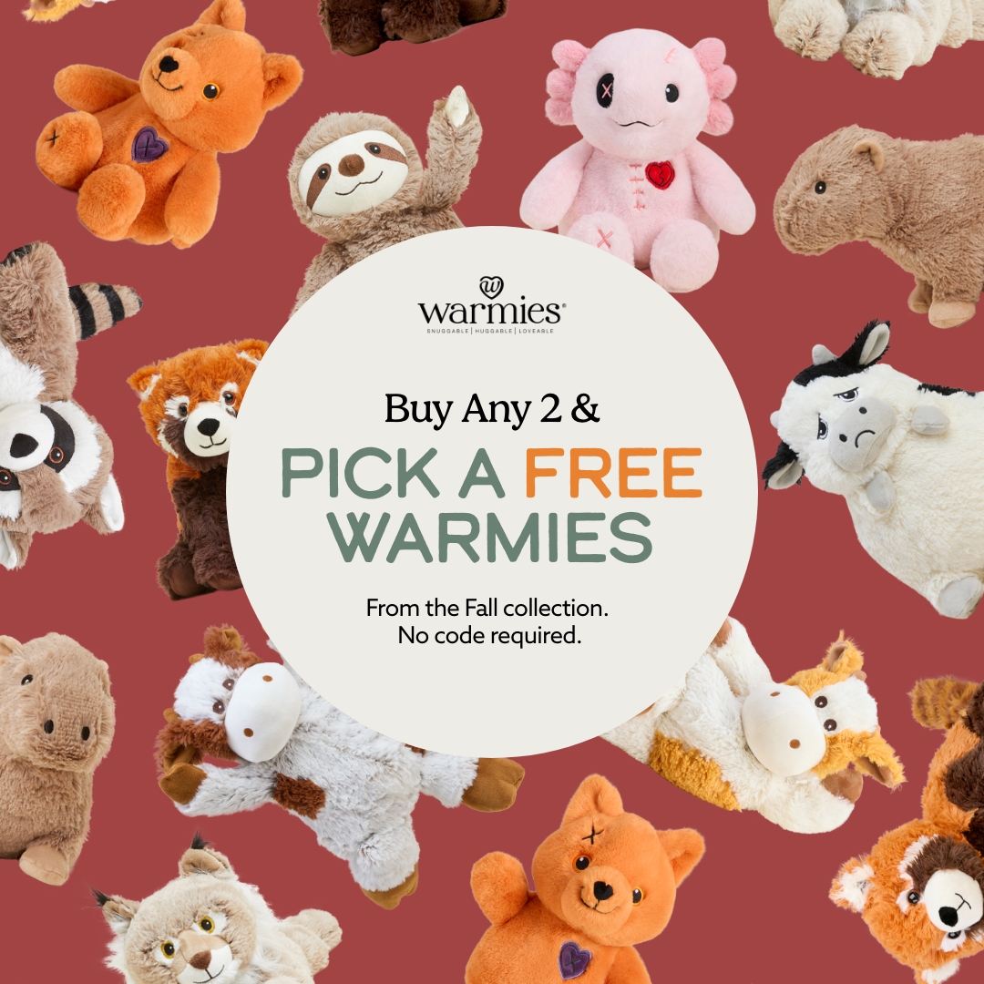 Warmies USA Facebook ad: Your Coziest Fall Deal