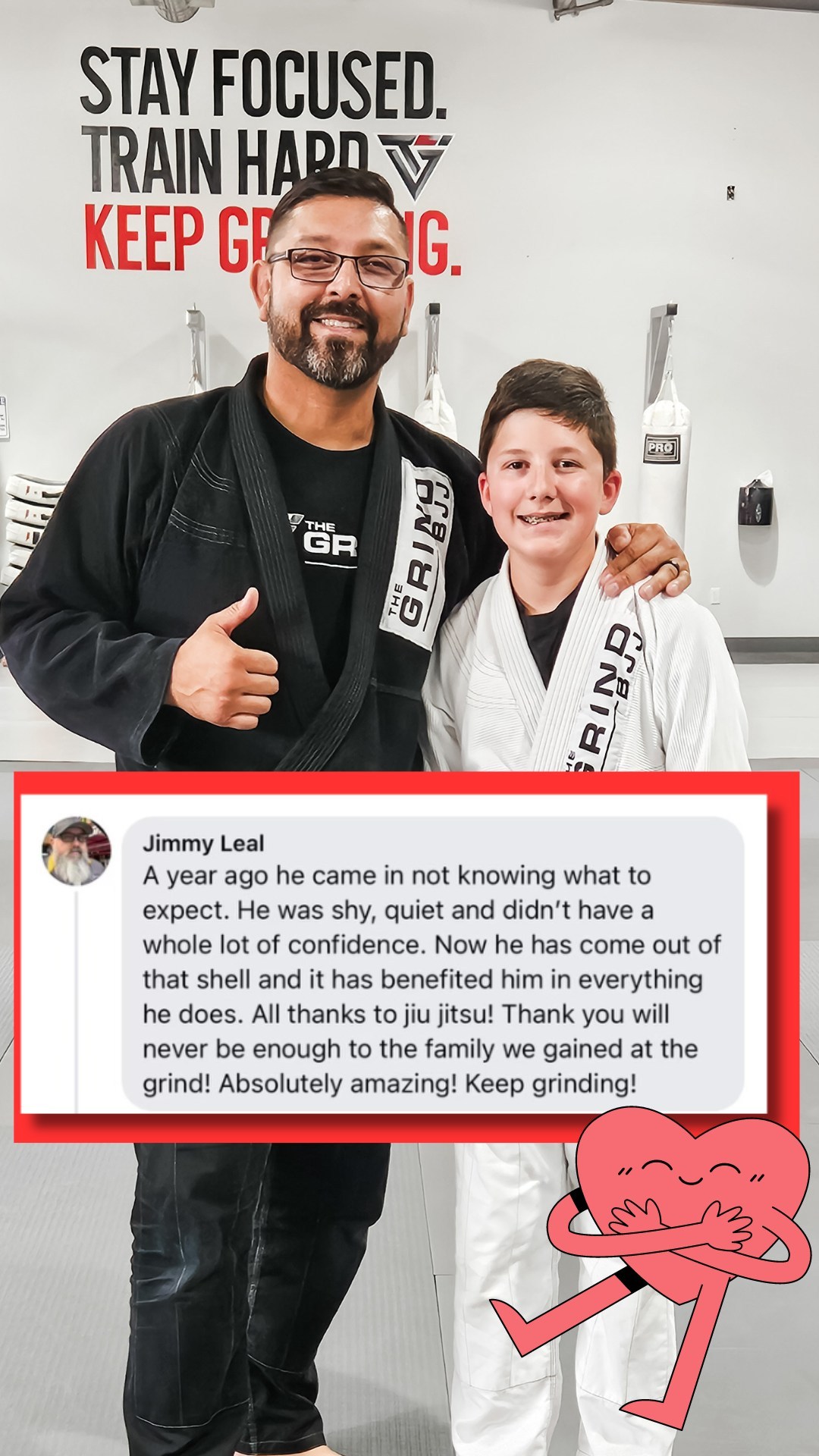 The Grind Martial Arts Academy Facebook ad