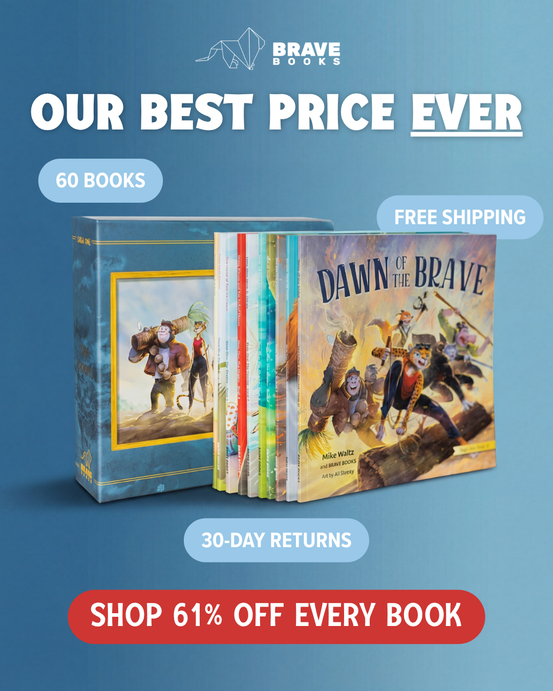 BRAVE Books Facebook ad