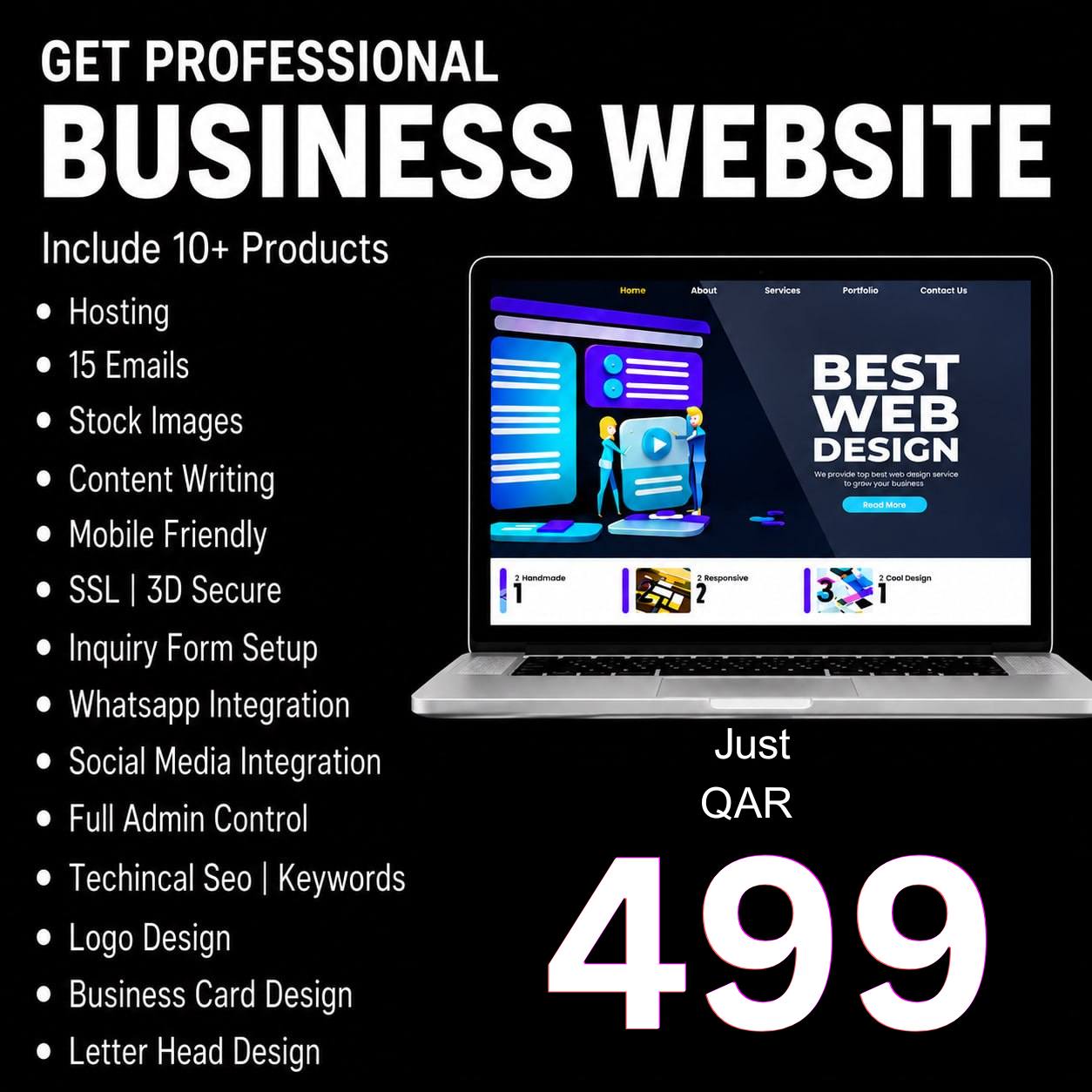 Digital Empire Facebook ad: Trusted by ππππ+ satisfied clients