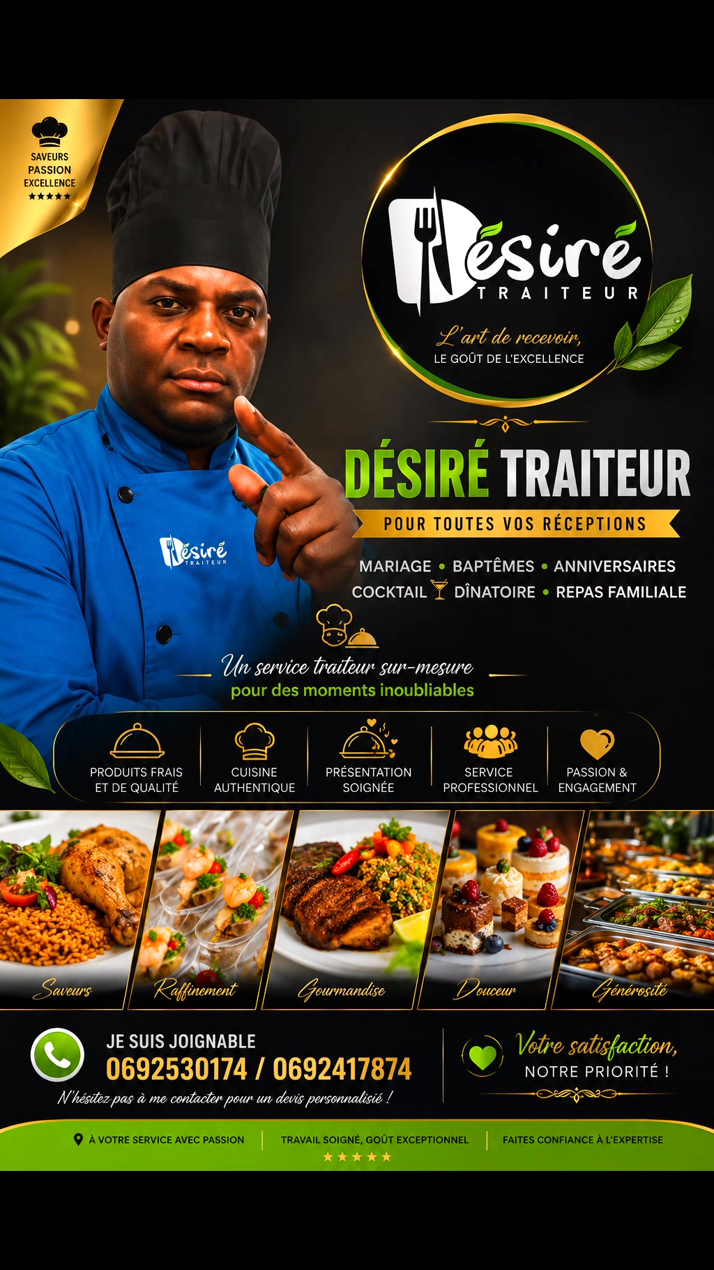 Désiré Traiteur Facebook ad from Jun 12, 2026