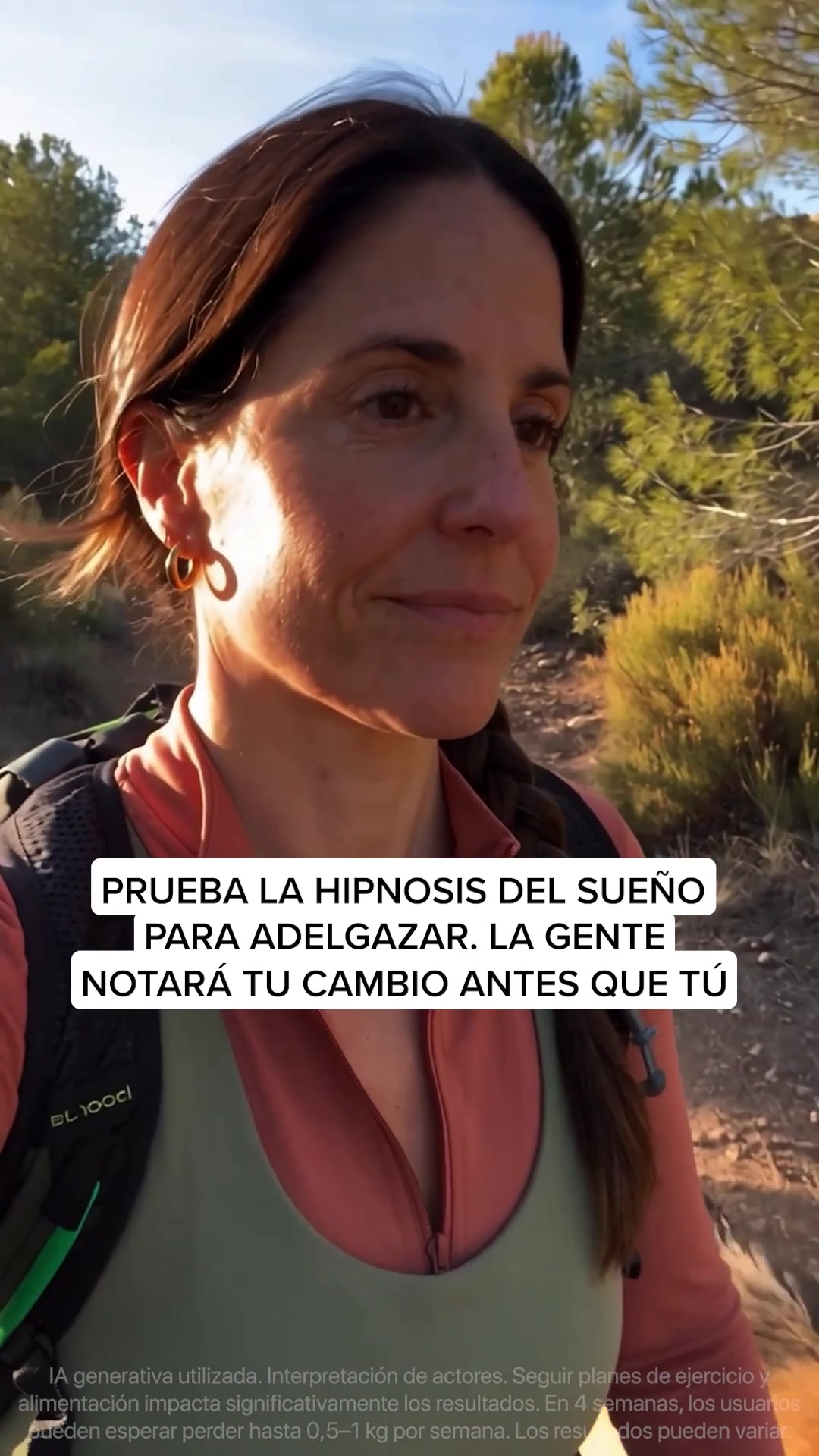Kure for Hypnotherapy Facebook ad: Presiona play. Cierra los ojos. Cambia todo