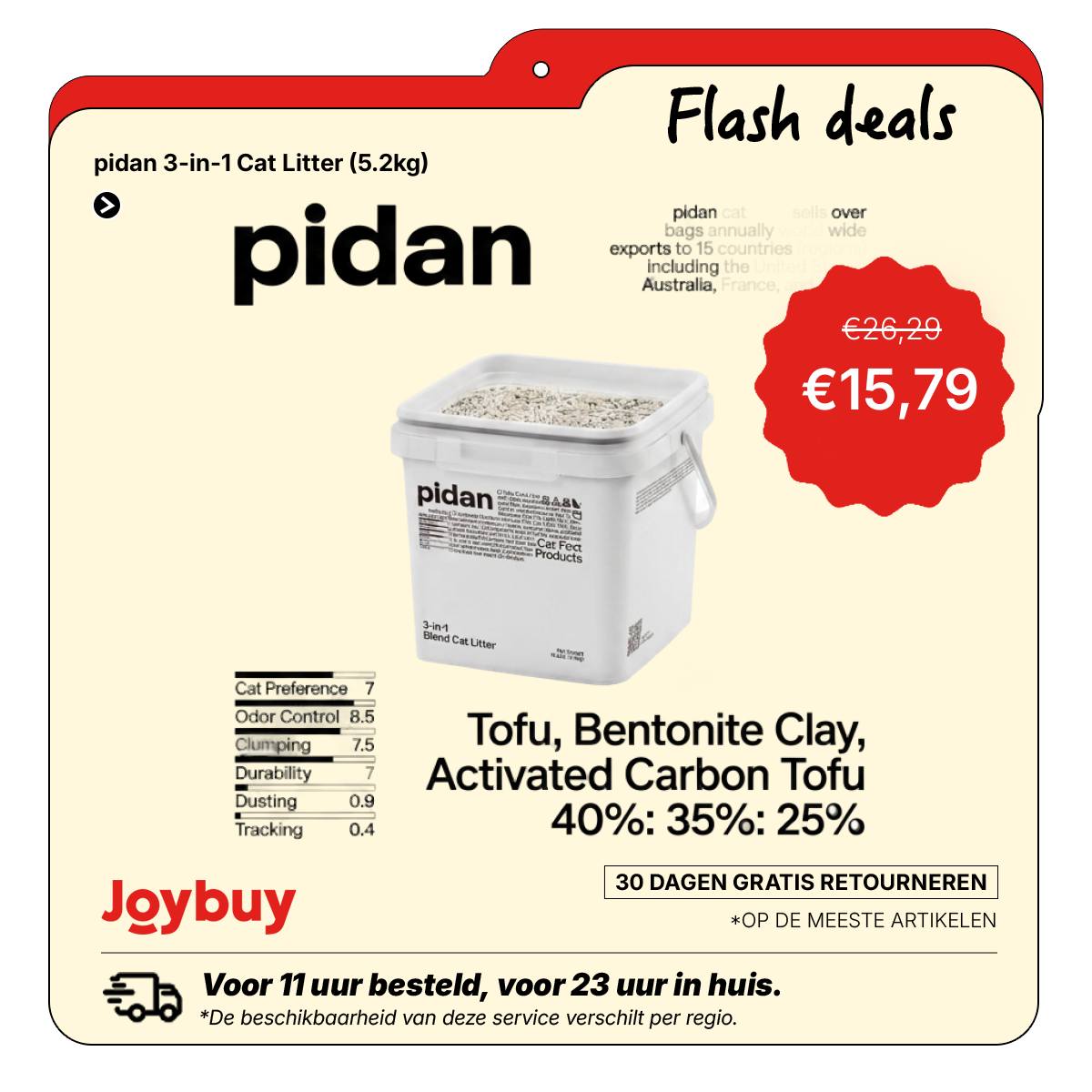 Joybuy NL Facebook ad