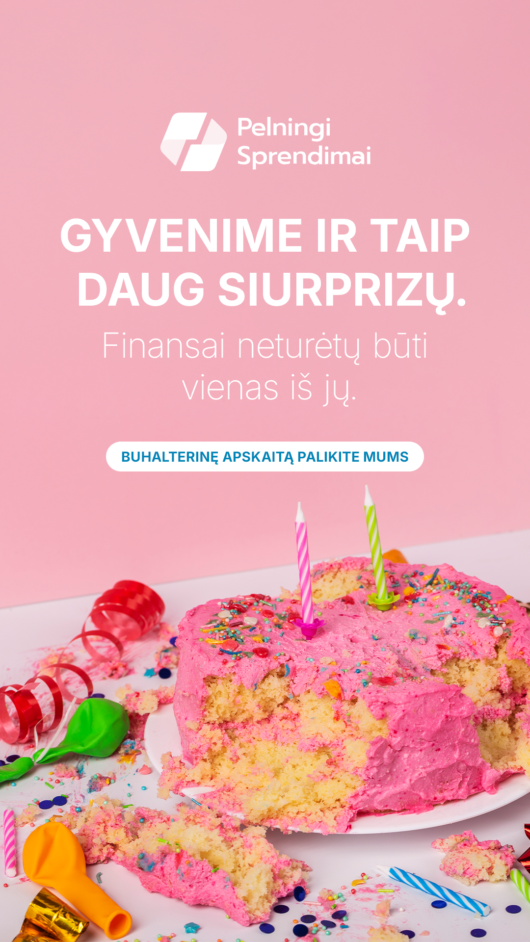 Pelningi Sprendimai Facebook ad: Buhalterinė apskaita verslui