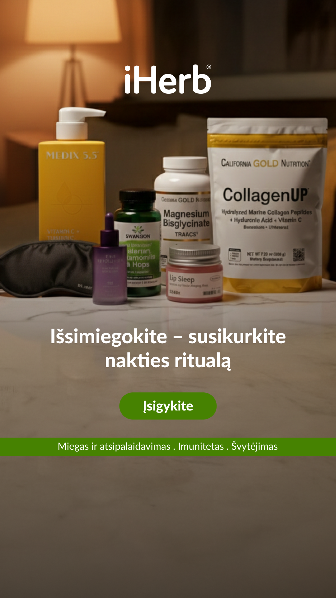 iHerb Facebook ad