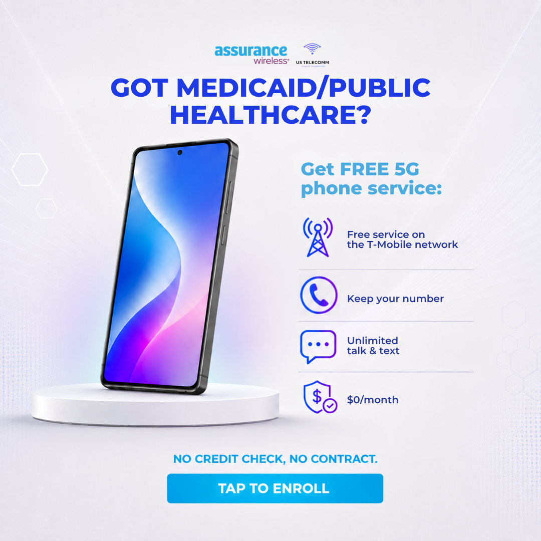 US Telecomm Facebook ad: Free Cell Phone Service Today