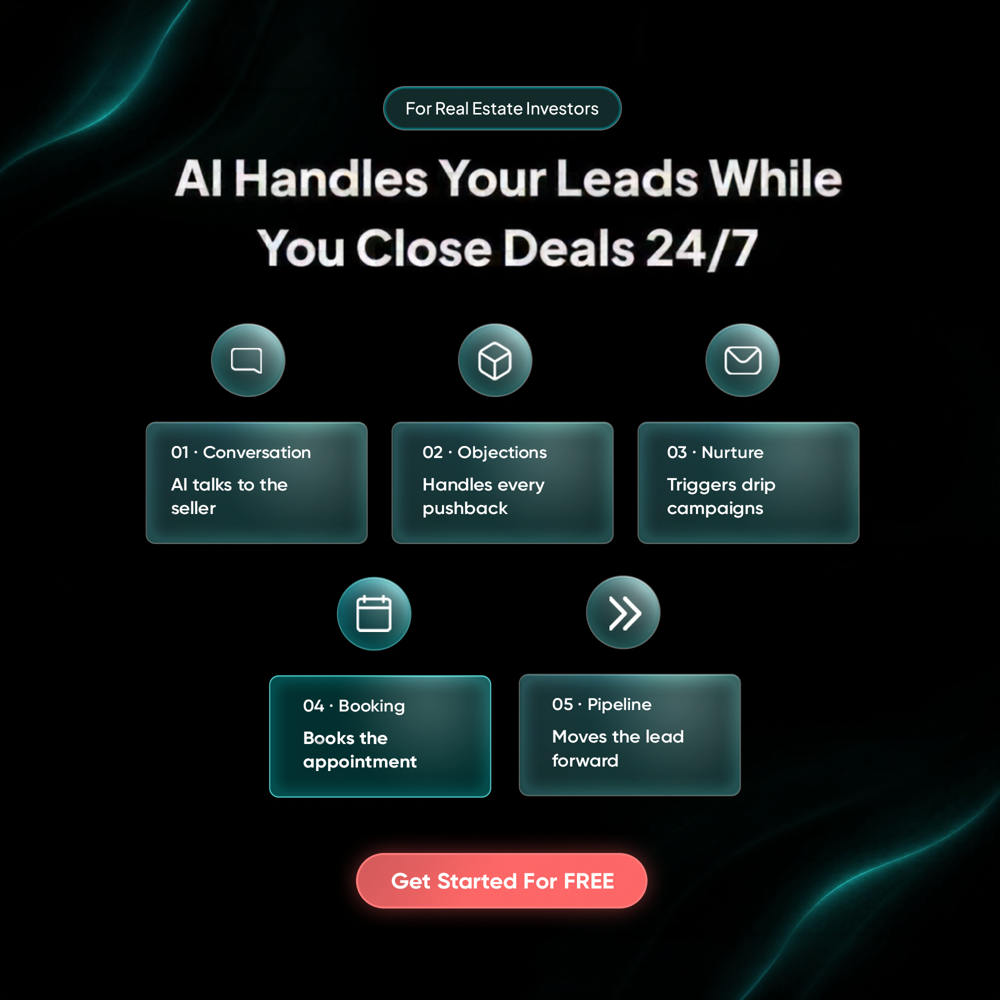 REsimpli Facebook ad: Why Pay a VA When AI Works 24/7?