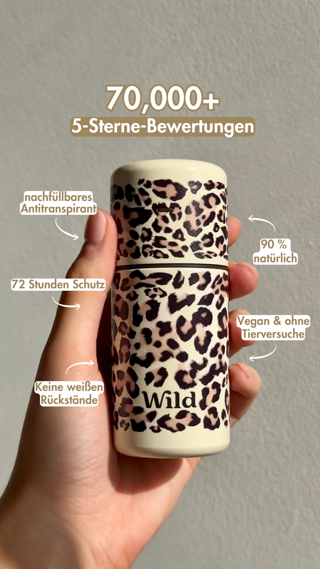 Wild Facebook ad: Natuurlijk verleidelijk, moeiteloos verfrissend