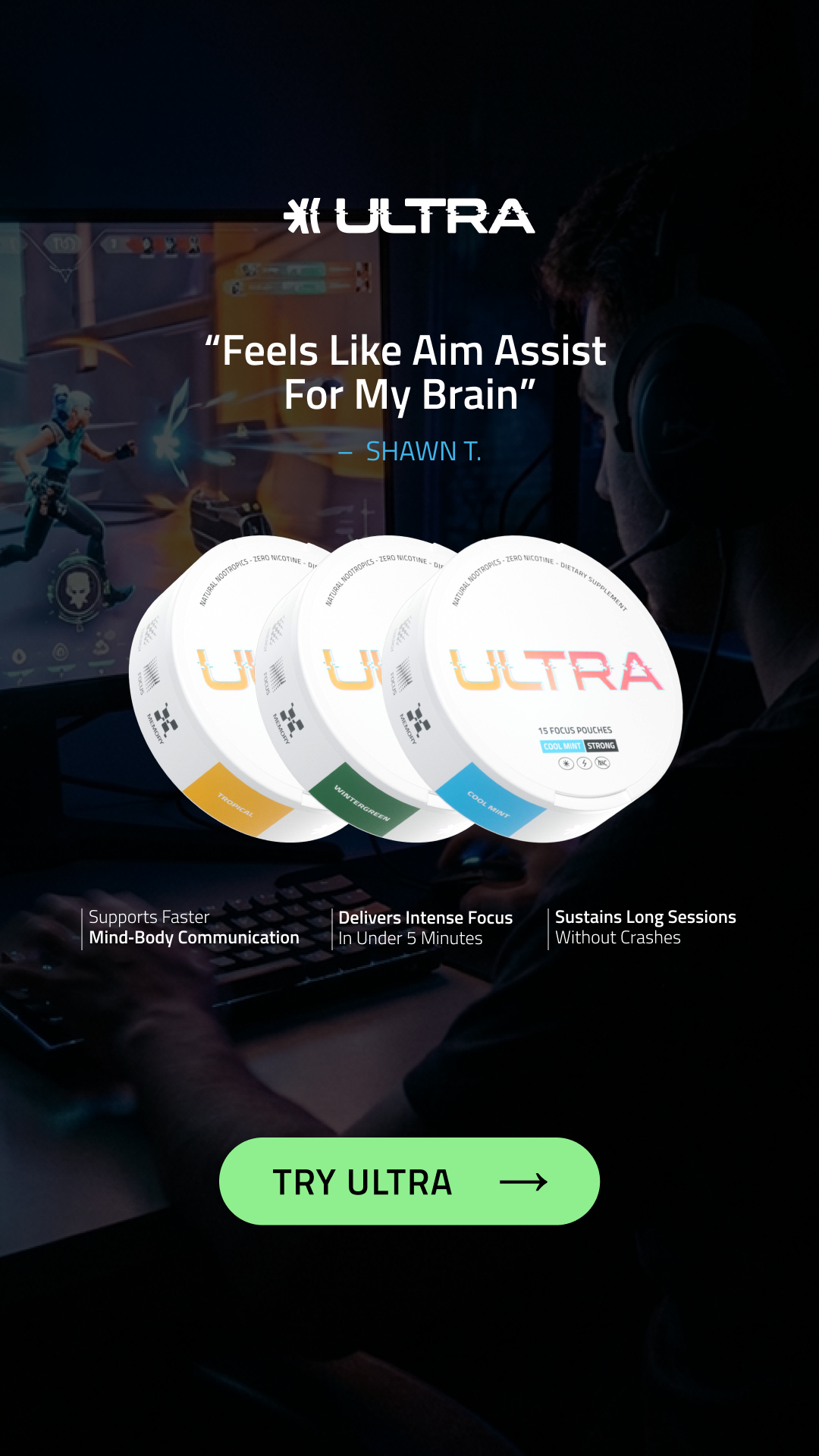 Ultra Pouches Facebook ad